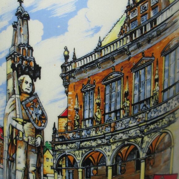 WS stein of Bremen Roland mit Rathaus stoneware made in West Germany - Picture 8 of 10